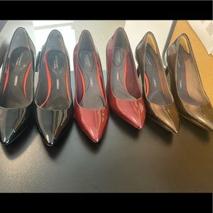 Rockport Total Motion PointedToe Pumps 3 pairs New